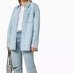 Frame Denim Light Blue Button Down Shirt